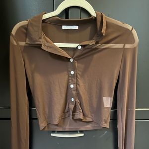 Pepper Mayo Sheer Top